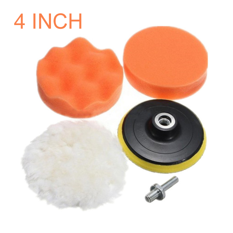 4pcs 4'' Car Polish Buffer Pad - огляд і ціна Polish Pad Set Buffer